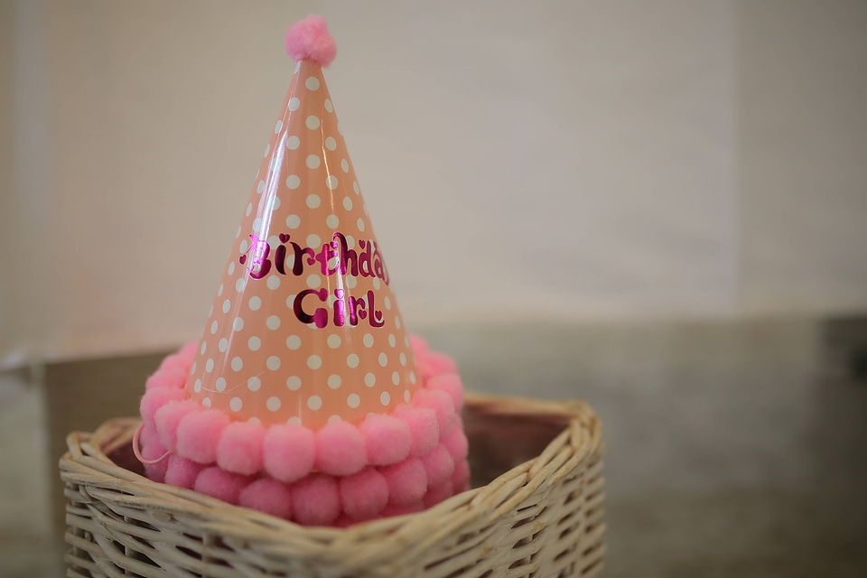 Birthday hat decoration