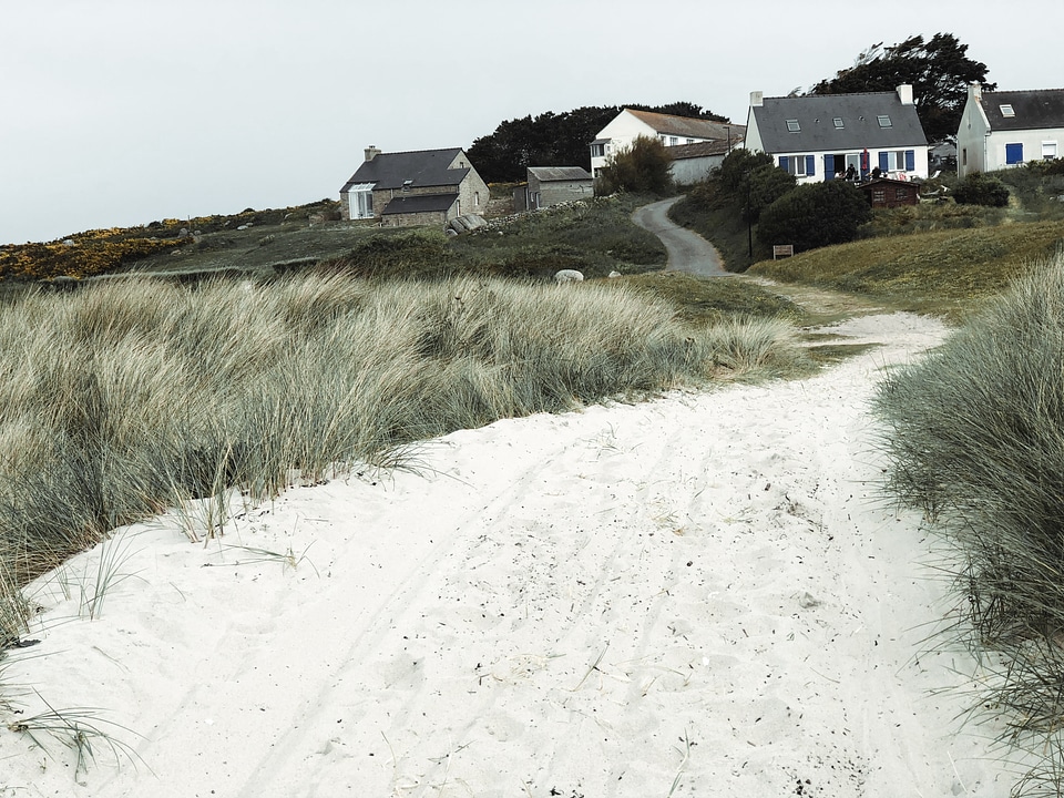 Ile de Batz Sand Path