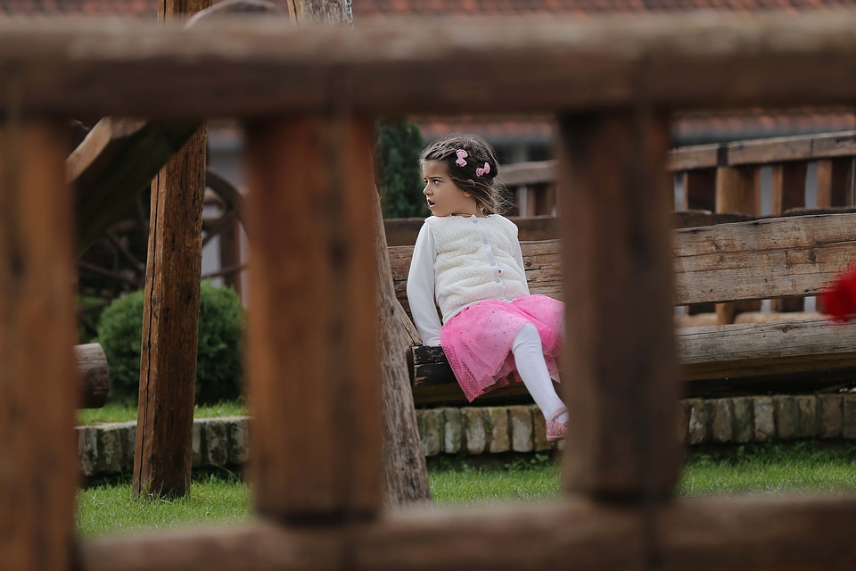 Pretty Girl playground playful