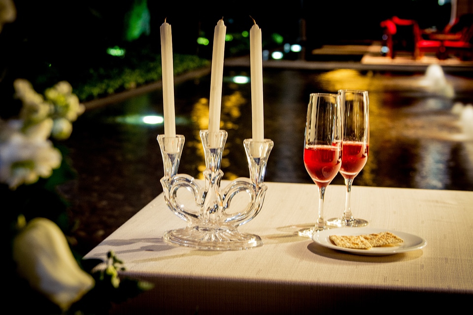 Toast party romantic