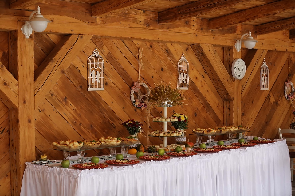 Restaurant buffet appetizer