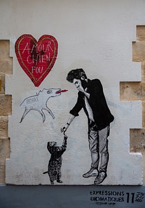 Crazy Dog Love Graffiti by Jae Ray Mie photo