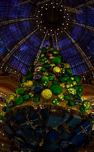 Christmas Tree Illuminations Galeries Lafayette