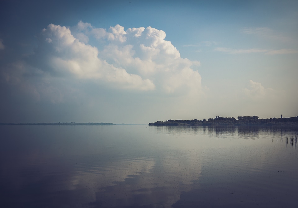 Jeziorsko Lake the Polish Landscape