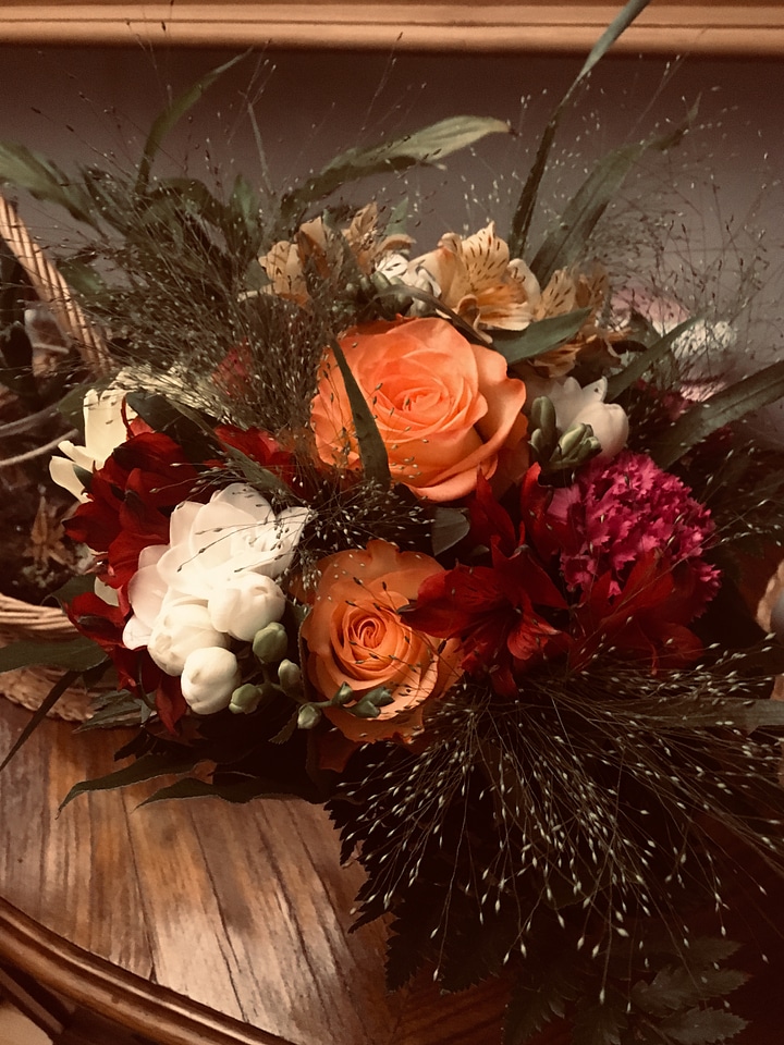 Bouquet of Flowers as in the Old Painting