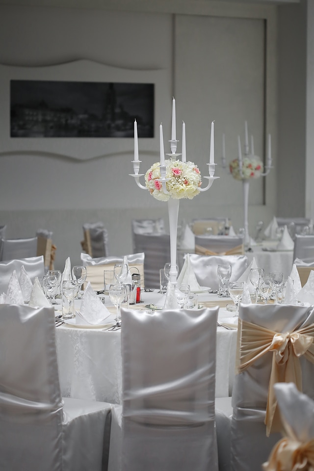 Elegant dining area lunchroom photo