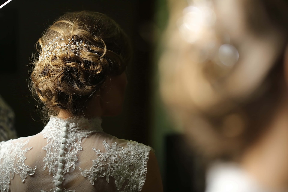 Hairstyle glamour blonde