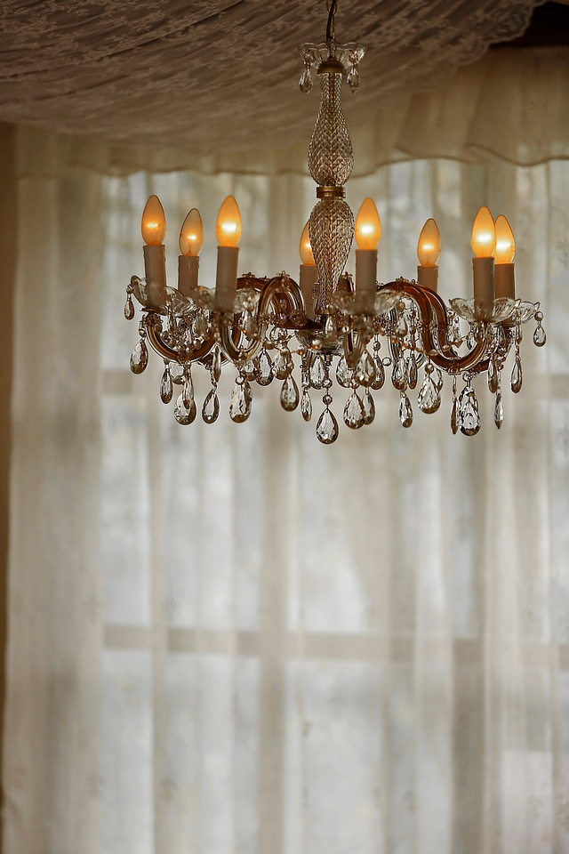 Chandelier baroque crystal