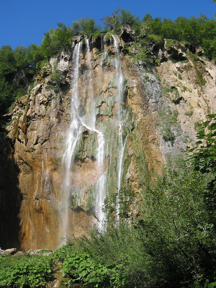 Rock steep landscape