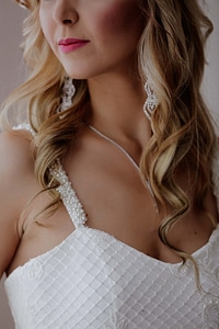 Pretty Girl earrings blonde hair photo