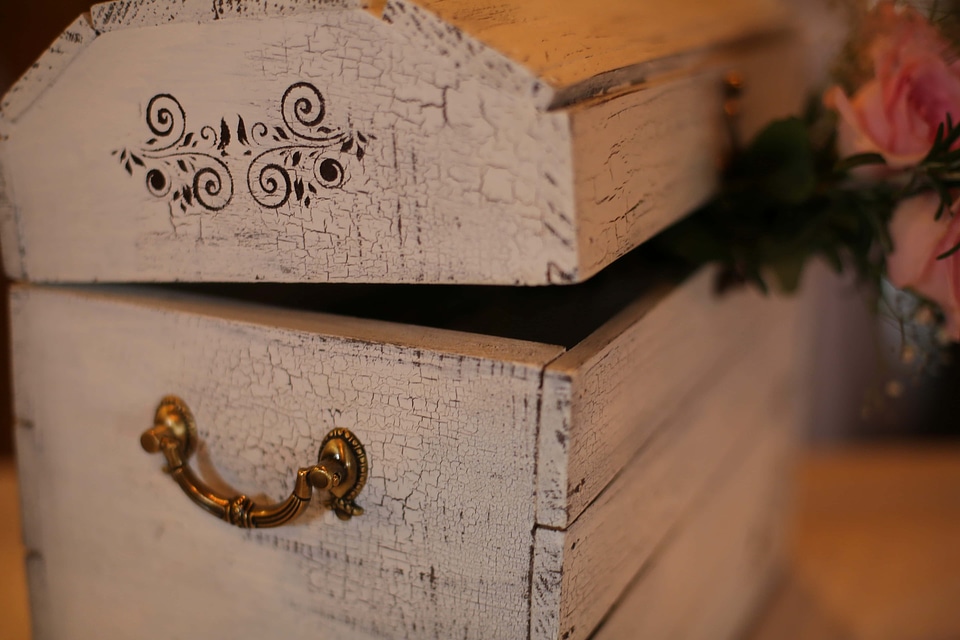 Chest romantic old style