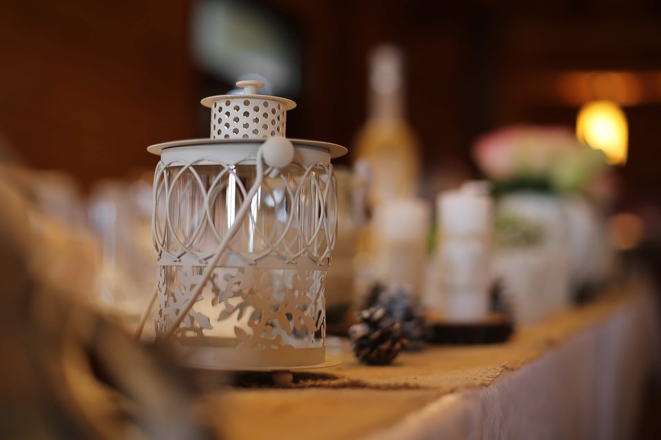 Lantern indoors container