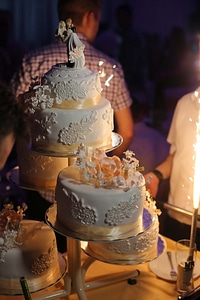 Wedding Cake spark celebration photo