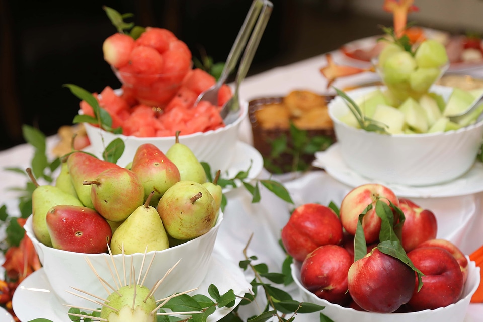Salad Bar peach buffet