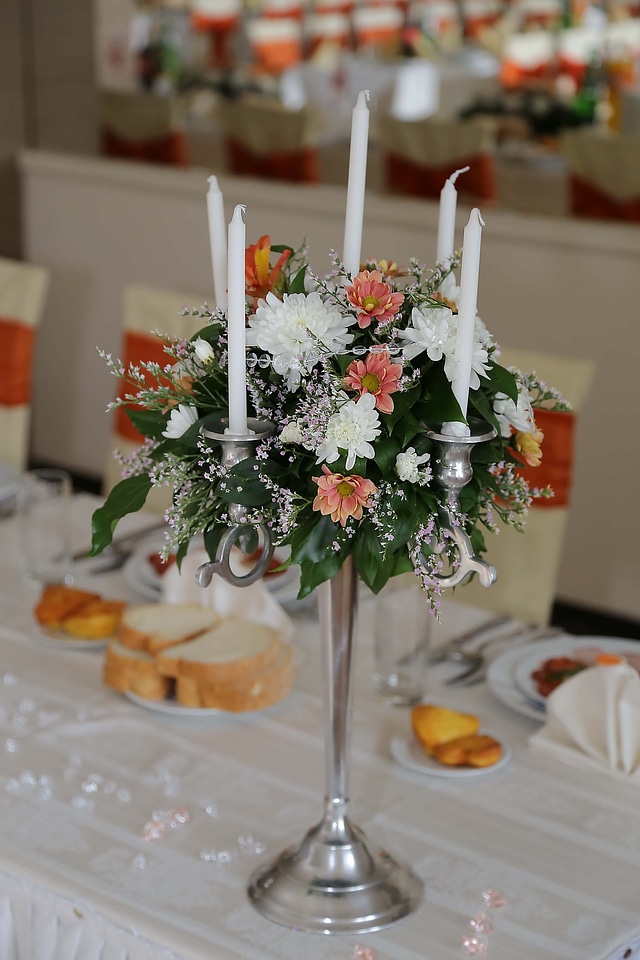 Candlestick elegance candles photo