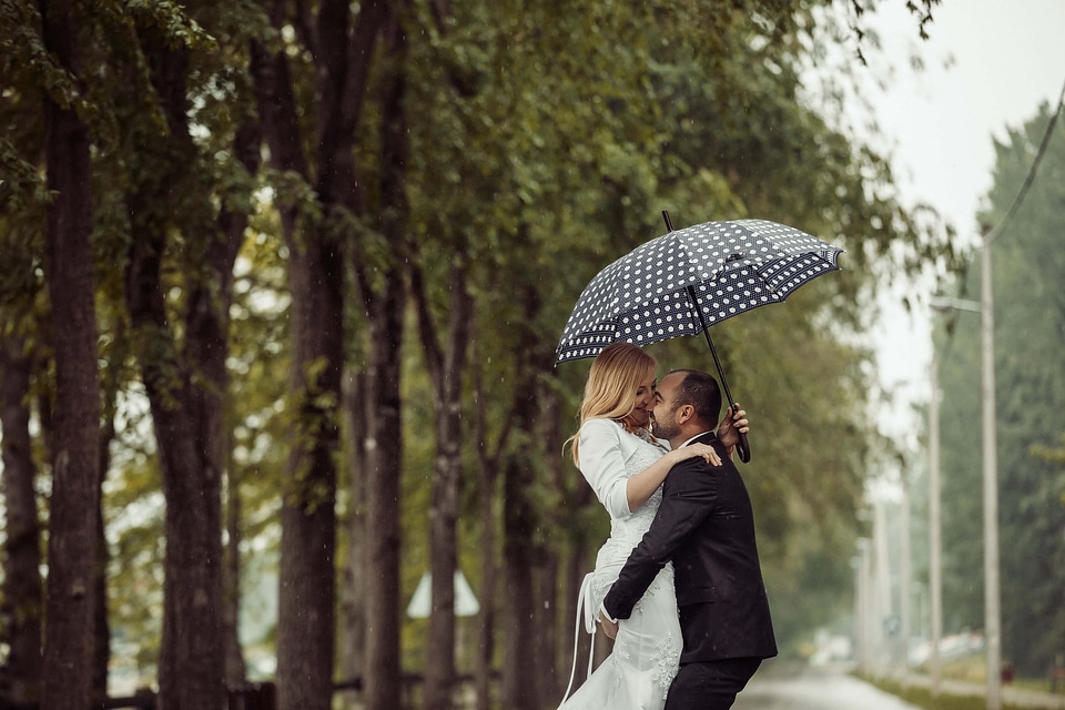 Umbrella woman rain