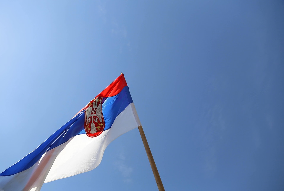 Serbia flag emblem
