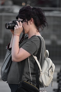 Photographer backpacker backpack