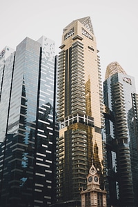 Skyscrapers with Glass Facade photo