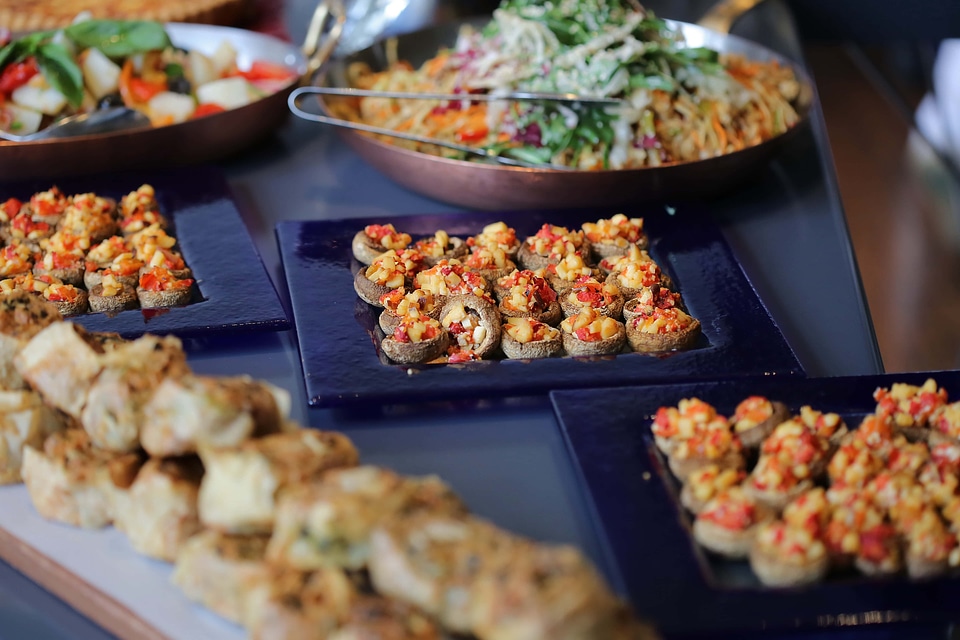 Appetizer buffet miniature