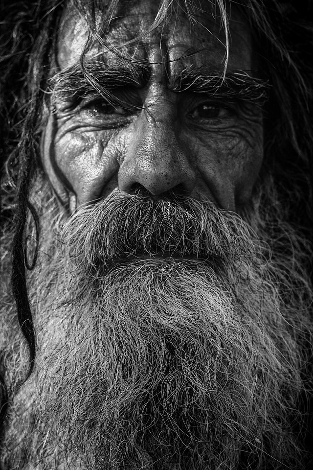 Old Man with Long Beard photo