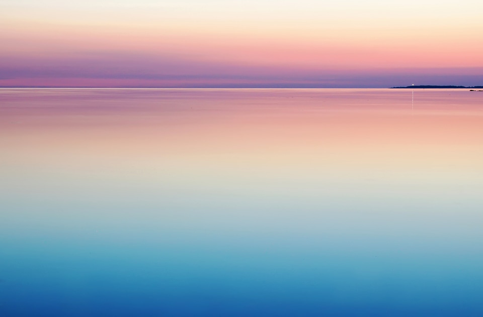 Colorful Background with Sea Sunset photo