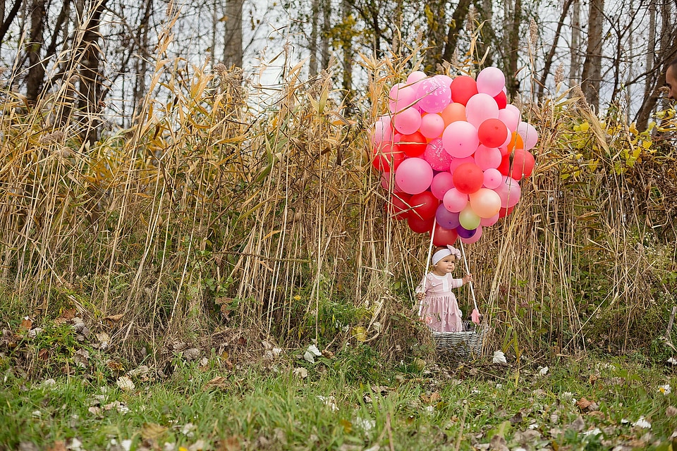 Baby balloon toddler