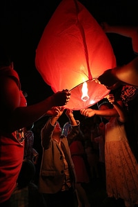 Hot Air flame event
