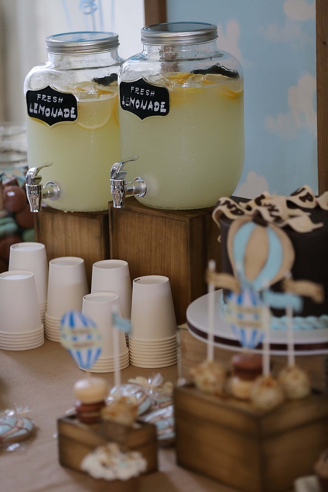 Fresh beverage lemonade