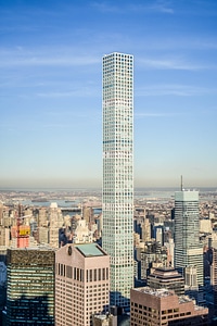 Aerial View of Midtown Manhattan Including the 432 Park Avenue Building photo
