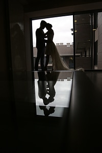 Bride groom hotel photo