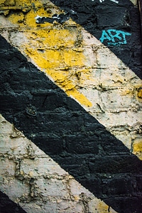 Painted Brick Wall Texture photo