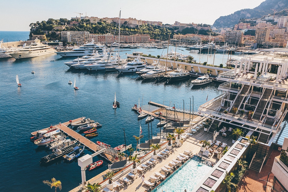 Luxury Yachts in the Marina photo