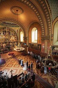 Inside russian church photo