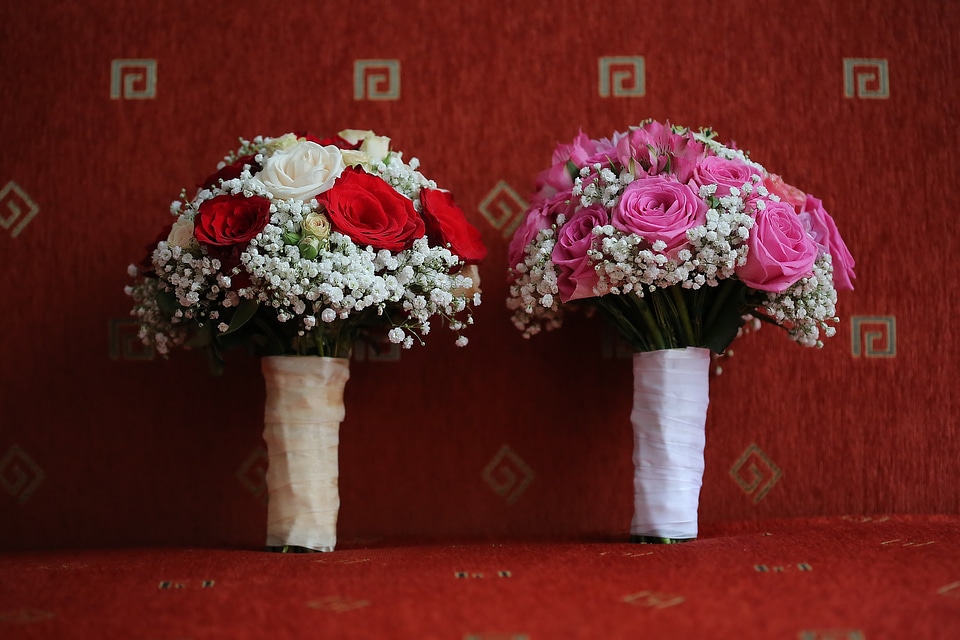 Wedding Bouquet couch living room