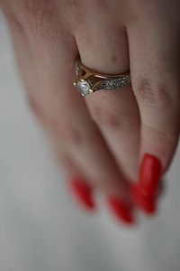 Ring diamond finger