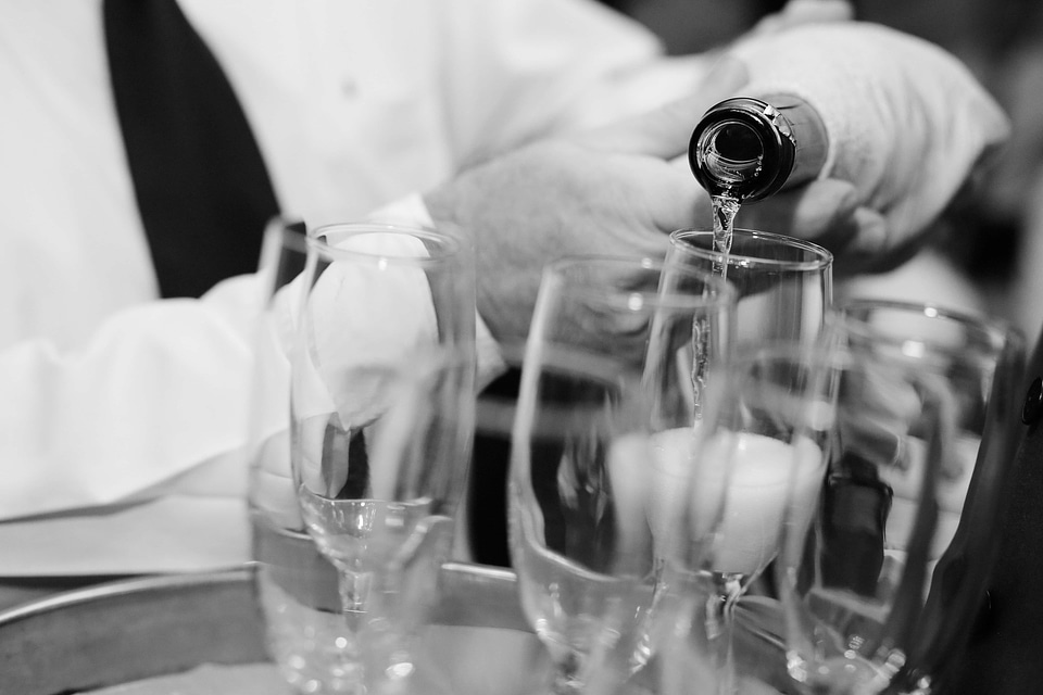 White Wine champagne barter