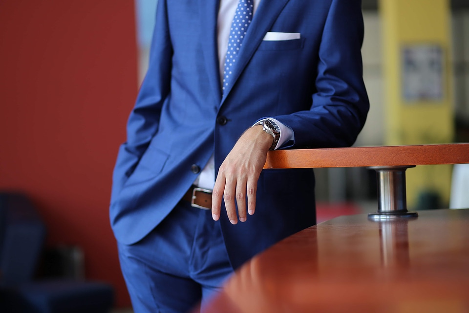 Businessman office jacket