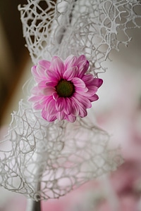 Pinkish flower handmade