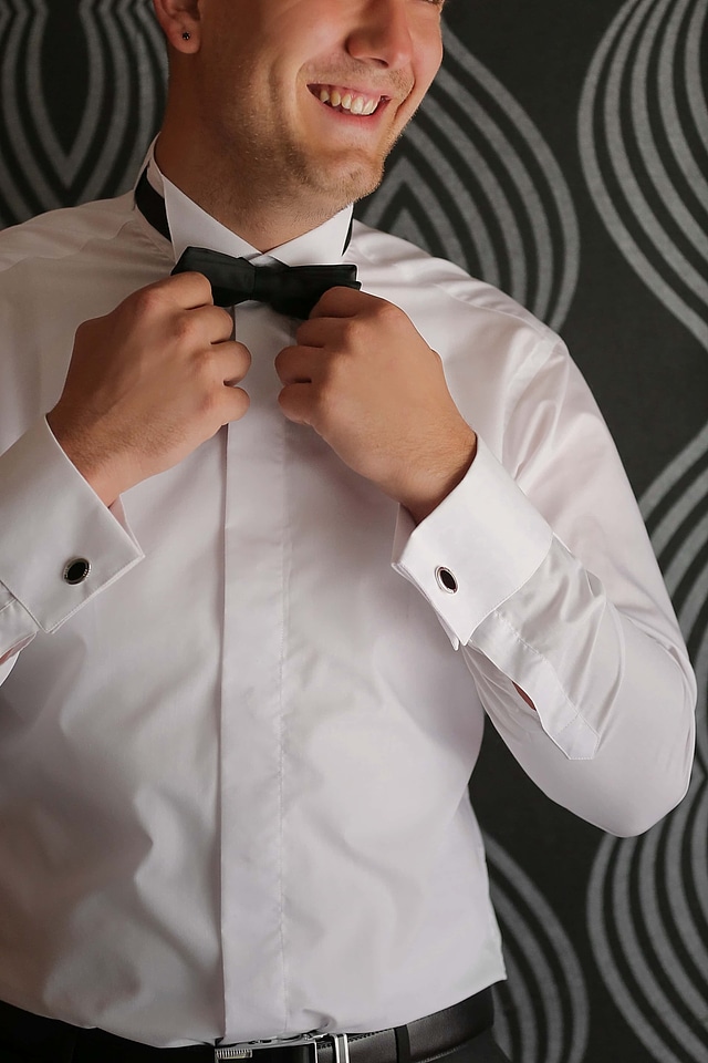 Tuxedo Suit gentleman bowtie photo