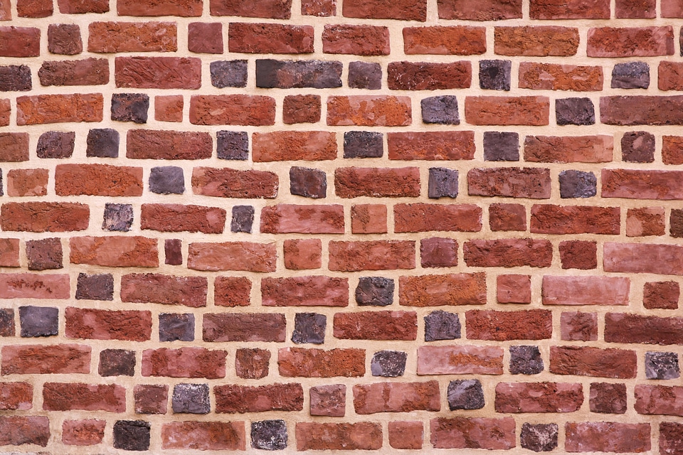 Vintage Red Brick Wall