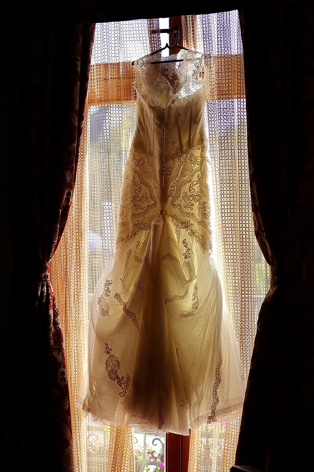 Handmade wedding dress dress
