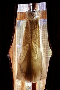 Handmade wedding dress dress photo