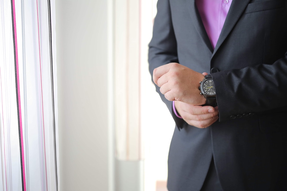 Businessperson wristwatch businessman