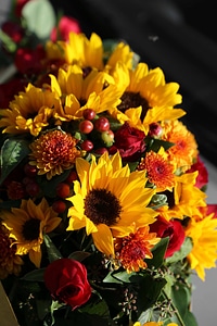 Wedding Bouquet sunflower summer photo
