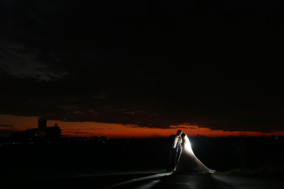 Night bride groom