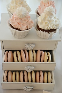 Drawer wooden cupcake photo