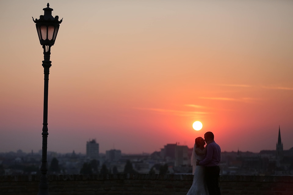 Panorama cityscape love