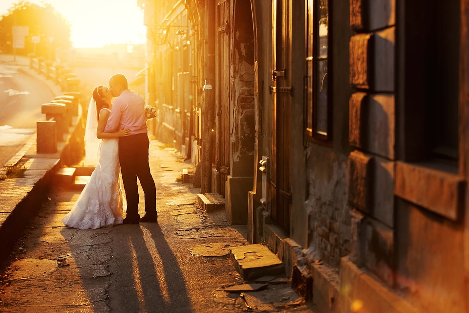 Sunshine kiss sunset