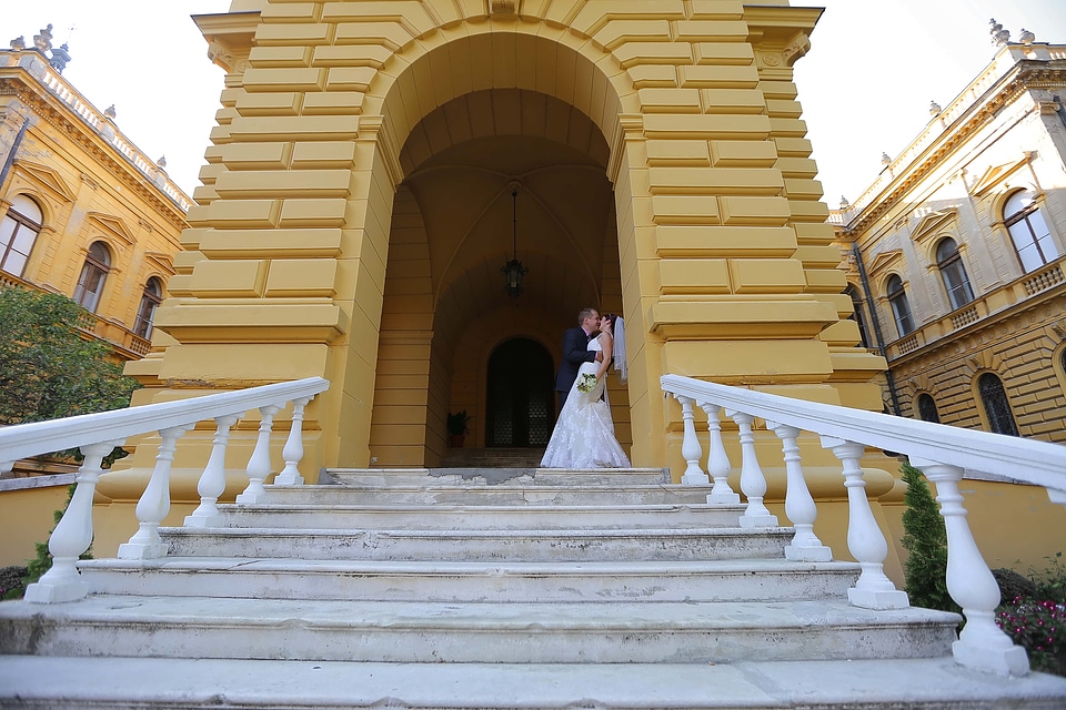 Gentleman castle bride